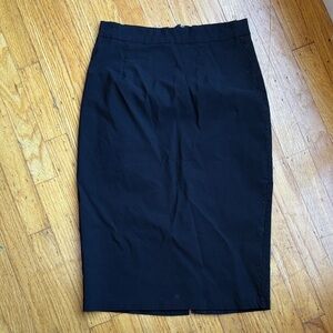 Collectif Classic Black Pencil Skirt